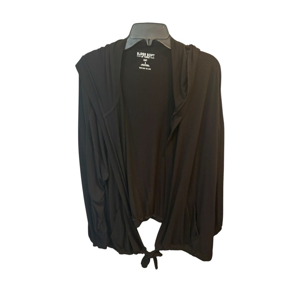 Torrid Super Soft Black Hooded Cardigan Size 3X